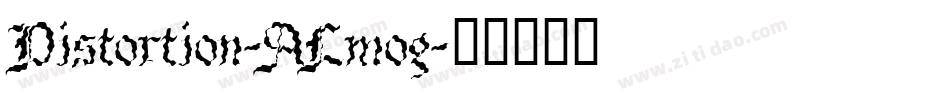 Distortion-ALmog字体转换
