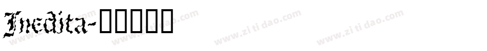 Inedita字体转换