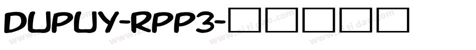 Dupuy-RpP3字体转换