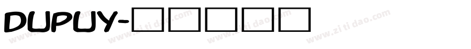 Dupuy字体转换