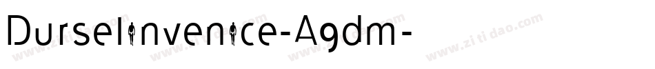Durselinvenice-A9dm字体转换