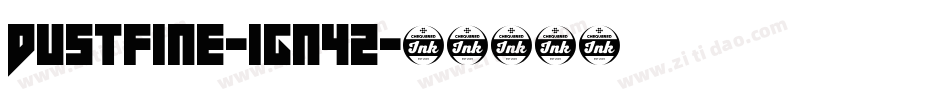 Dustfine-1Gn42字体转换