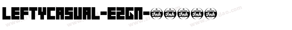 Leftycasual-e2Gn字体转换