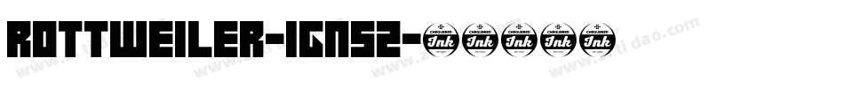 Rottweiler-1Gn52字体转换