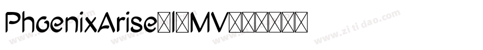PhoenixArise-l9MV字体转换