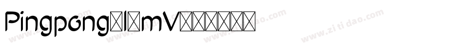 Pingpong-l9mV字体转换