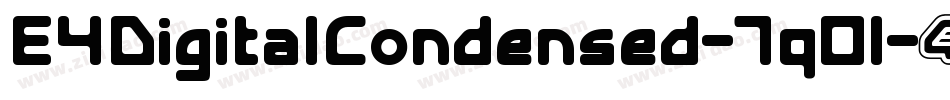 E4DigitalCondensed-7q0l字体转换