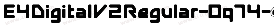 E4DigitalV2Regular-0q74字体转换