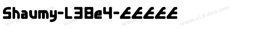 Shaumy-L38e4字体转换