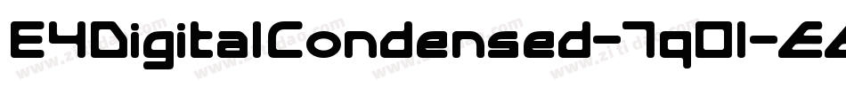 E4DigitalCondensed-7q0l字体转换