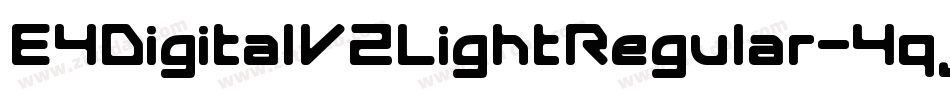 E4DigitalV2LightRegular-4qj9字体转换