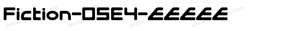 Fiction-05E4字体转换