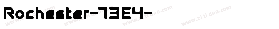 Rochester-73E4字体转换