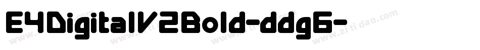 E4DigitalV2Bold-ddg6字体转换