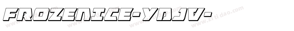 FrozenIce-Ydjv字体转换
