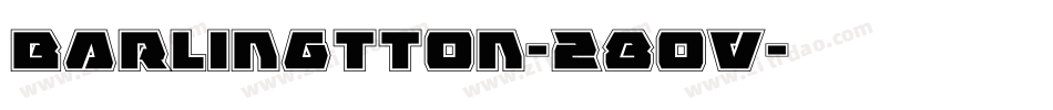 Barlingtton-28ov字体转换