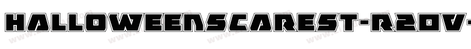HalloweenScareSt-R2Ov字体转换