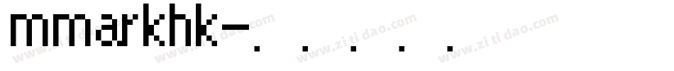 mmarkhk字体转换
