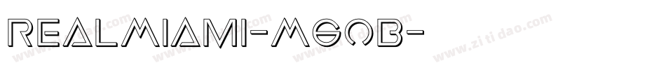 RealMiami-M6oB字体转换