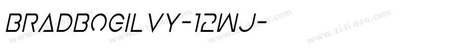 Bradbogilvy-12Wj字体转换