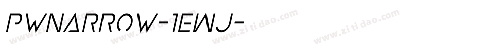 Pwnarrow-1eWj字体转换
