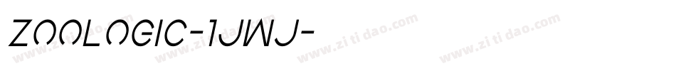 Zoologic-1JWj字体转换