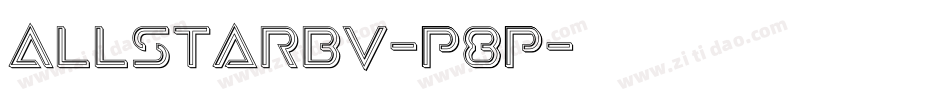 AllStarBv-P8P字体转换