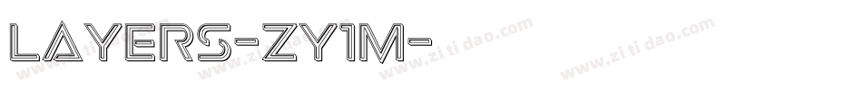 Layers-ZY1m字体转换