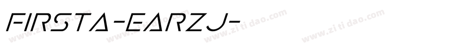 Firsta-EarZj字体转换