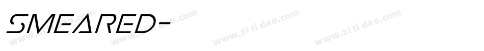 Smeared字体转换