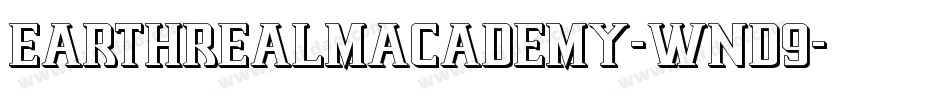 EarthrealmAcademy-WnD9字体转换