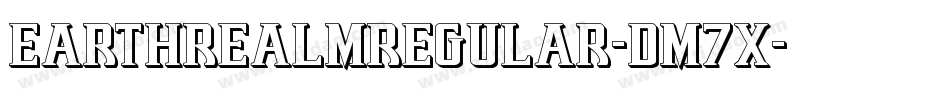 EarthrealmRegular-Dm7x字体转换