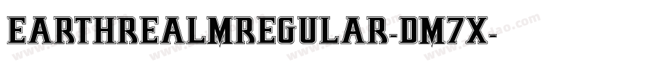 EarthrealmRegular-Dm7x字体转换
