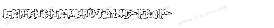 EarthshakeRotalic-Pa0P字体转换