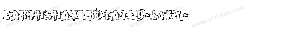 EarthshakeRotated-L4Xy字体转换