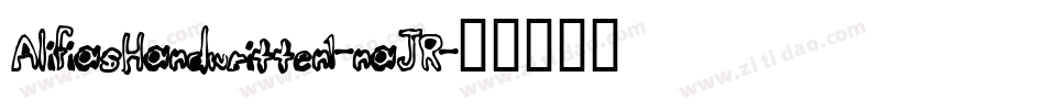 AlifiasHandwritten1-naJR字体转换