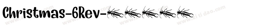 Christmas-6Rev字体转换