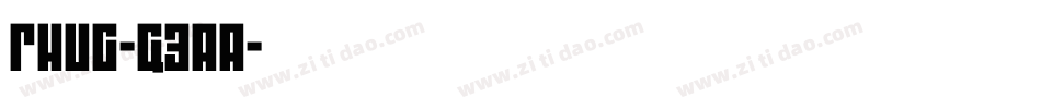 Thug-G3aa字体转换