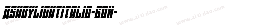 AshbyLightItalic-Bdx字体转换