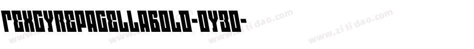 TexgyrepagellaBold-oyEo字体转换