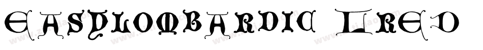 Easylombardic-LrED字体转换
