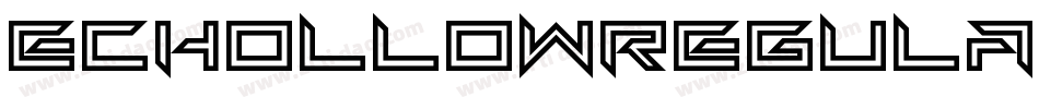 EcHollowRegular-Gxem字体转换
