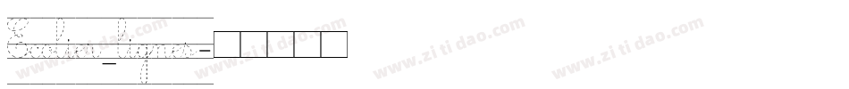 Ecolier_lignes字体转换