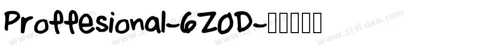 Proffesional-6Z0D字体转换