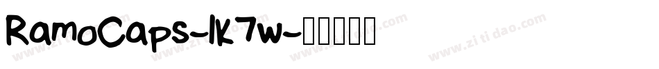 RamoCaps-lK7w字体转换