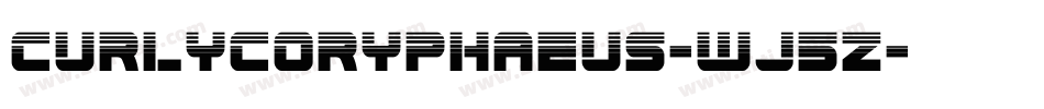 CurlyCoryphaeus-wJ5z字体转换 CurlyCoryphaeus-wJ5z字体转换
