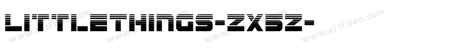 LittleThings-ZX5Z字体转换