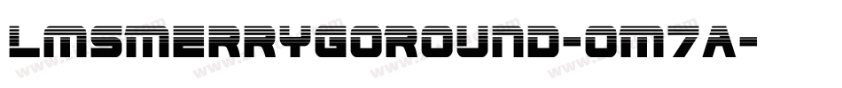 LmsMerryGoRound-oM7A字体转换