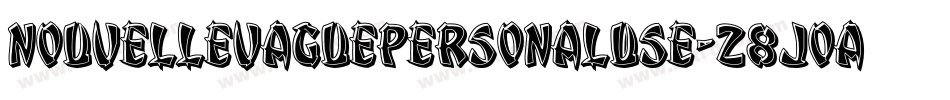 NouvelleVaguePersonalUse-z8Joa字体转换