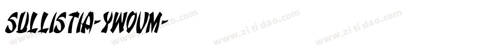 Sullistia-yw0vm字体转换